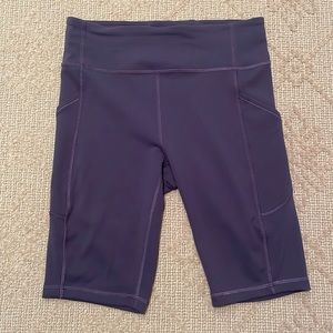 Lululemon purple biker shorts size 8